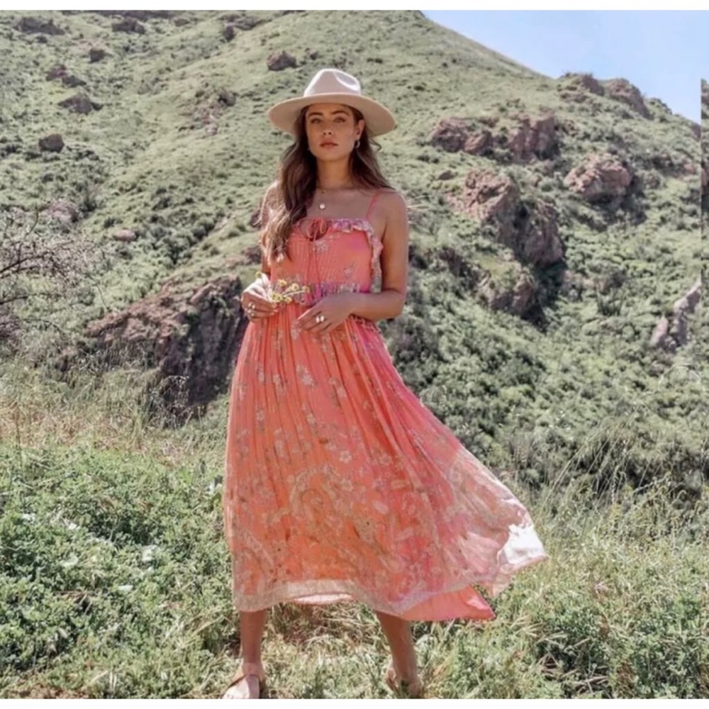 New Spell and the Gypsy Hendrix Strappy Dress - Dusty Pink sz Small